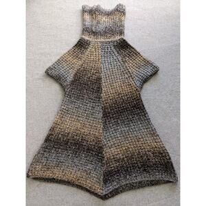 Soft Surrounding Dolman Wool Blend Sweater Womens Size Large Color Block Boho